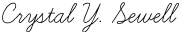 Crystal Y. Sewell Crystal Y. Sewell